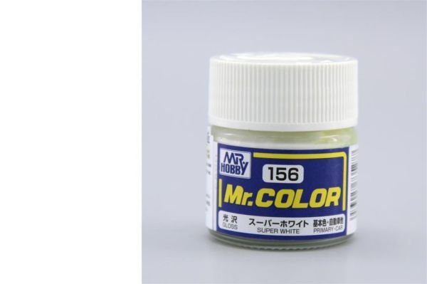 Mr.Hobby C-156 10 ml. Super White IV, Mr.Color Serisi Model Boyası