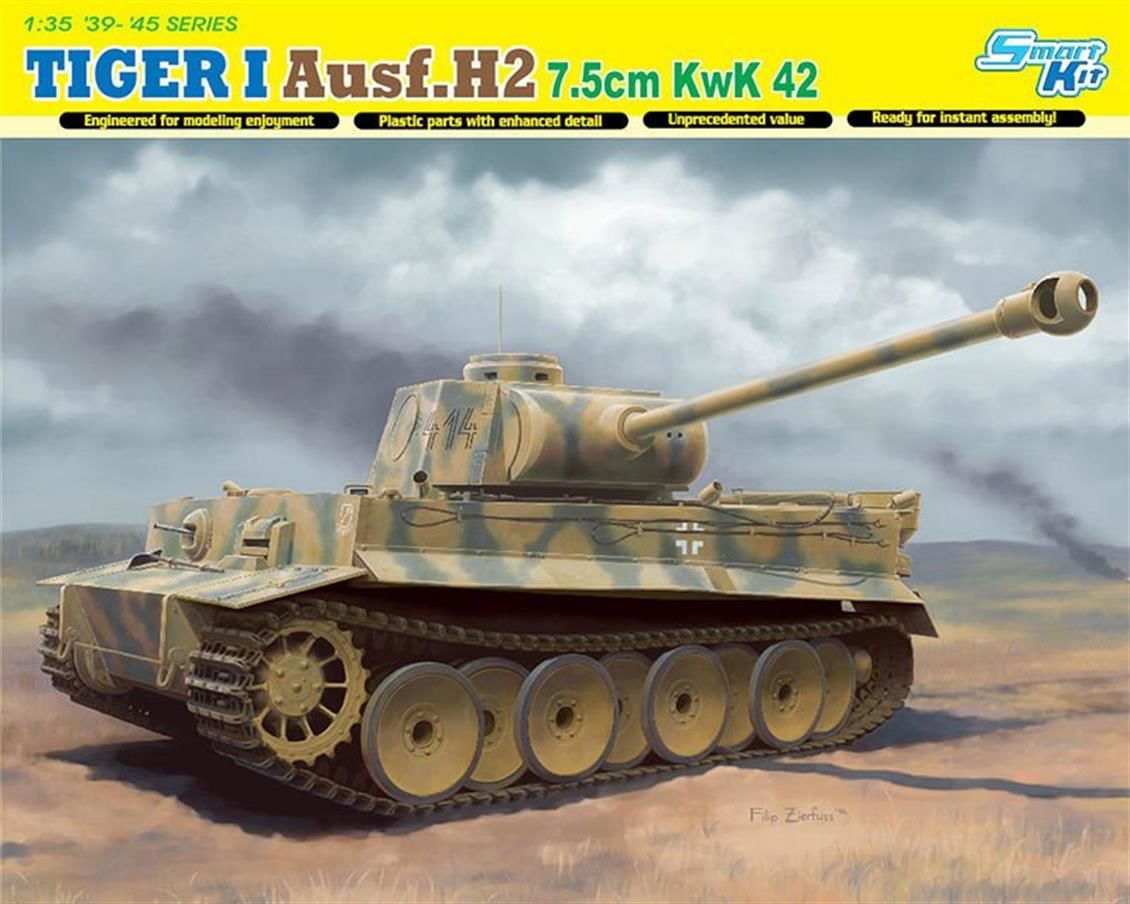 Dragon 6683 1/35 Ölçek, Tiger I Ausf.H2 Tank Plastik Model Kiti