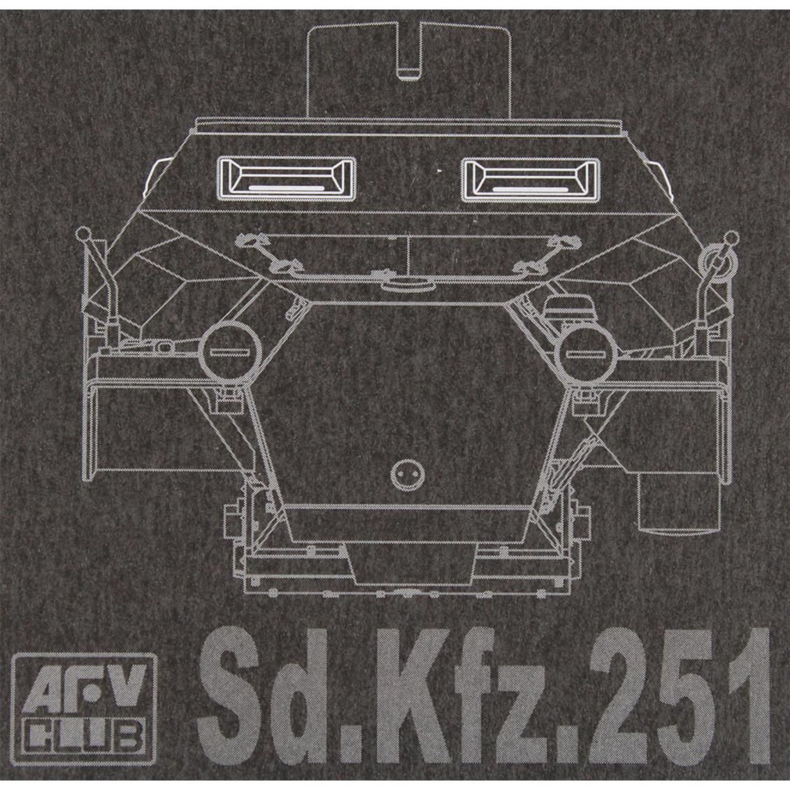 AFV Club AC35005 1/35 Ölçek, Sd. Kfz.251 Şeffaf Periskop, Plastik Model kiti