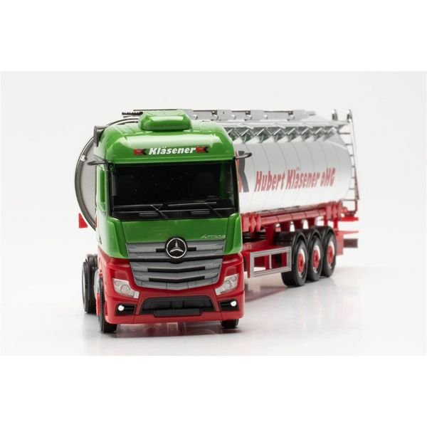 Herpa 315395 1/87 Ölçek, Mercedes-Benz Actros, Tanker Dorseli TIR (HK), Sergilemeye Hazır Model Araç