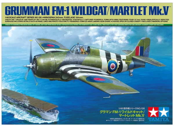 1/48 Grumman FM-1 Wildcat/Martlet Mk.V