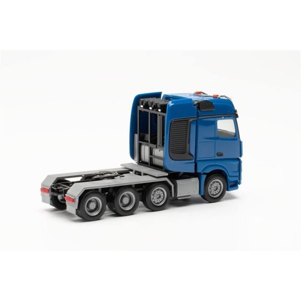 Herpa 307734-005 1/87 Ölçek, Mercedes-Benz Arocs SLT Çekici, Mavi, Sergilemeye Hazır Model Araç