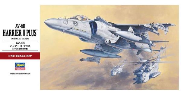 Hasegawa PT28 7228 1/48 Ölçek, AV-8B Harrier II Plus, Savaş Uçağı, Plastik Model kiti