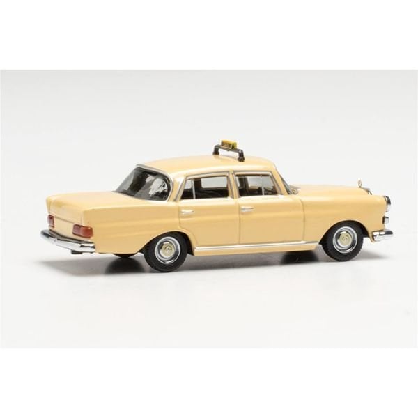 Herpa 095693 1/87 Ölçek, Mercedes-Benz 200 (W110) Taksi, Sergilemeye Hazır Model Araç