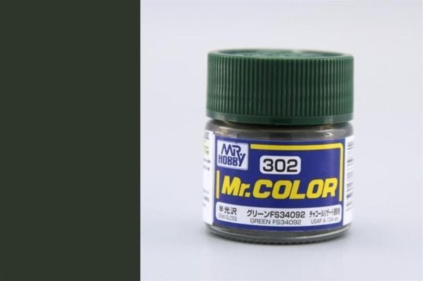 Mr.Hobby C-302 10 ml. Green FS34092, Mr.Color Serisi Model Boyası