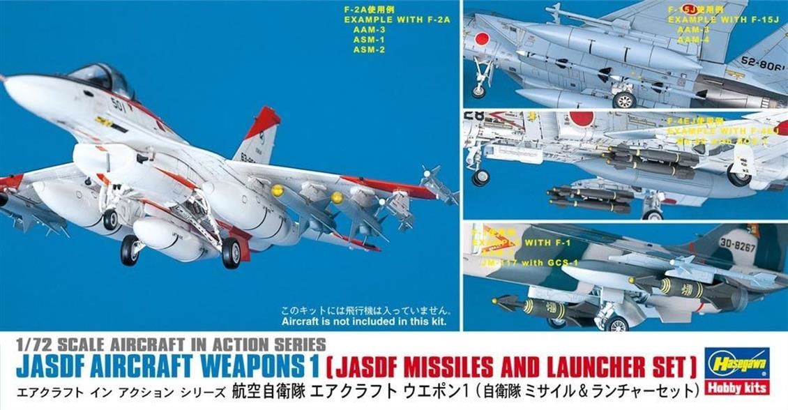 Hasegawa X72-10 35010 1/72 Ölçek, JASDF, Savaş Uçağı Silahları-I, Plastik Model kiti