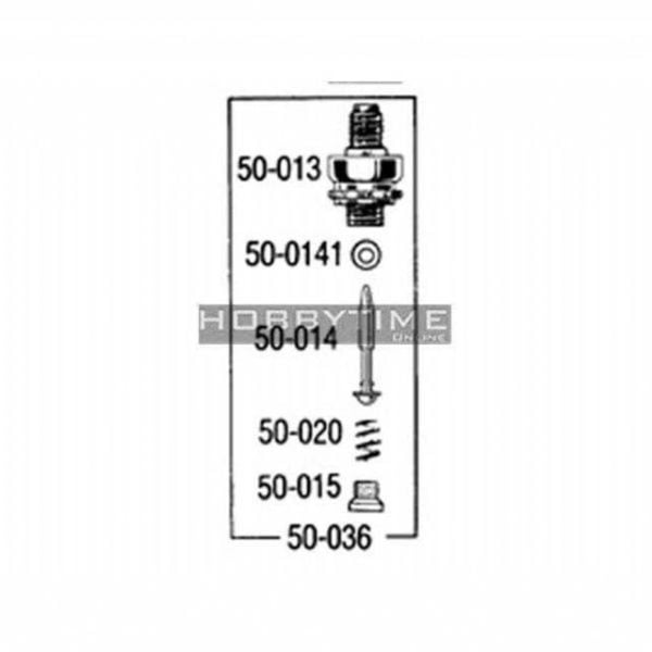 Badger 50-036 Airbrush Pistonu- Komple-100,150,175,200,36