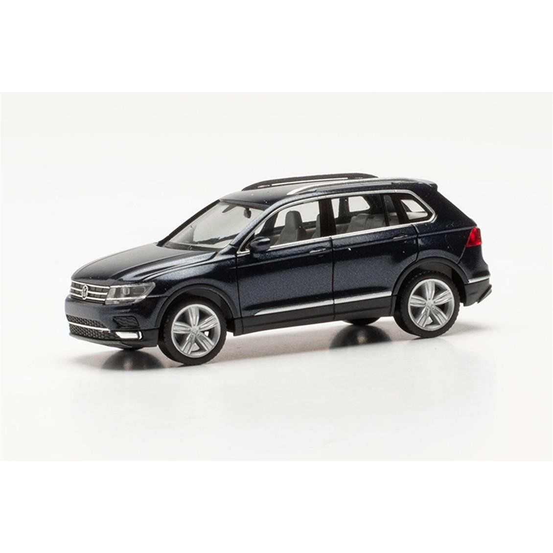 Herpa 038607-006 1/87 Ölçek, VW Tiguan, Gece Mavisi Metalik, Sergilemeye Hazır Model Araç