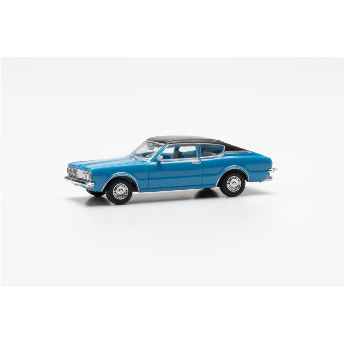 Herpa 023399-002 1/87 Ölçek, Ford Taunus Coupe, Sky Blue, Sergilemeye Hazır Model Araç