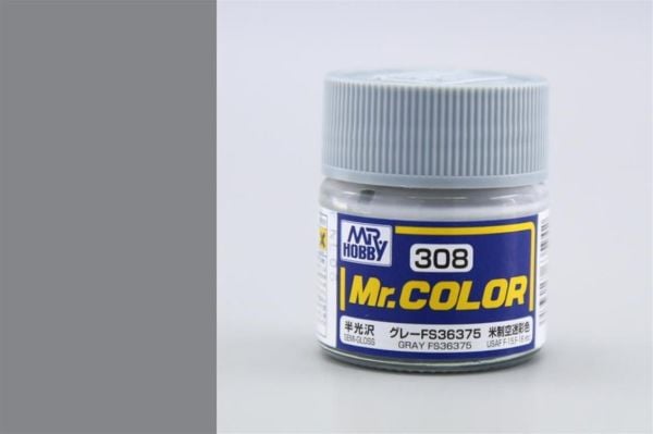 Mr.Hobby C-308 10 ml. Gray FS36375, Mr.Color Serisi Model Boyası