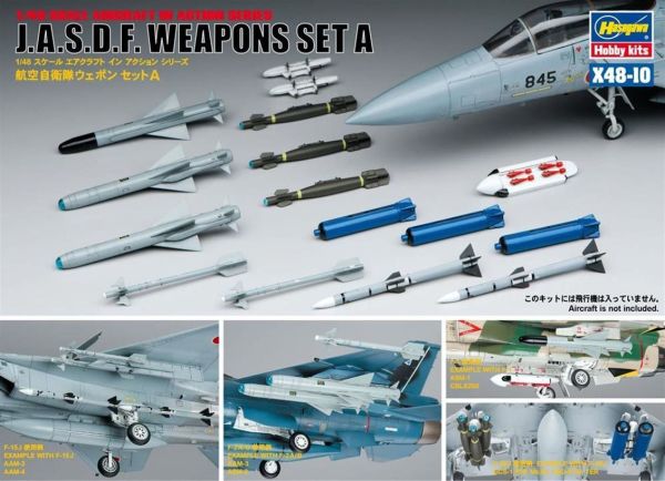 Hasegawa X48-10 36010 1/48 Ölçek, JASDF Silahları-A, Plastik Model kiti