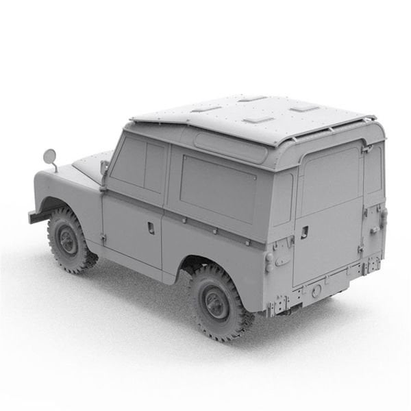 AK Interactive 35013 1/35 Ölçek, Land Rover 88 Series IIA (Steyşın Vagon), Askeri Araç, Plastik Model kiti