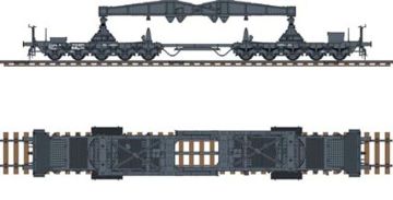 1/72 German Rail Transporter for KARL-Geraet