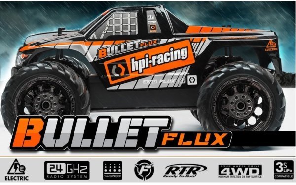 HPI 1/10 BULLET MT FLUX RTR 2.4 GHZ WATERPROOF