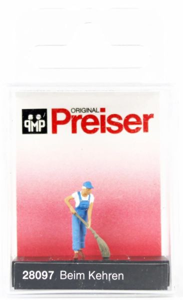 Preiser 28097 1/87 Ölçek, Çöpcü, Boyanmış Plastik Figürü