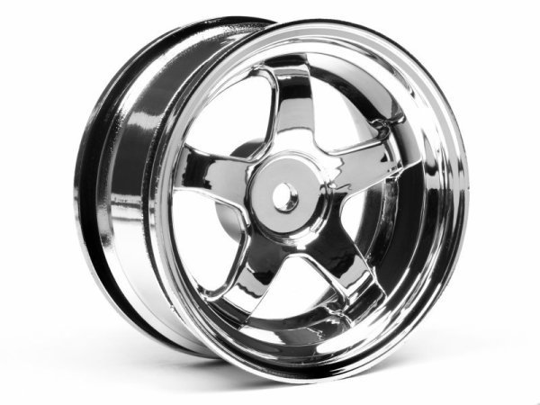 1/10 WORK MEISTER S1 WHEEL 26mm CHROME (3mm OFFSET)