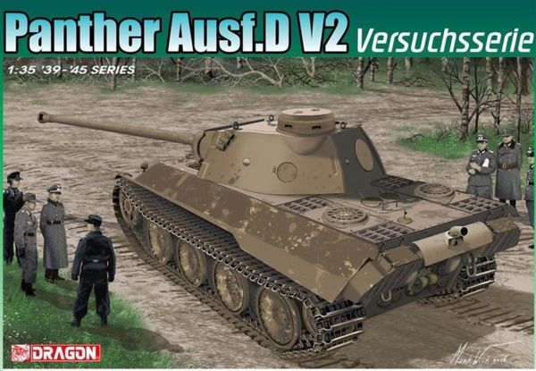 Dragon 6830 1/35 Ölçek, Panther Ausf.D V2 (Versuchsserie) Tankı Plastik Model Kiti