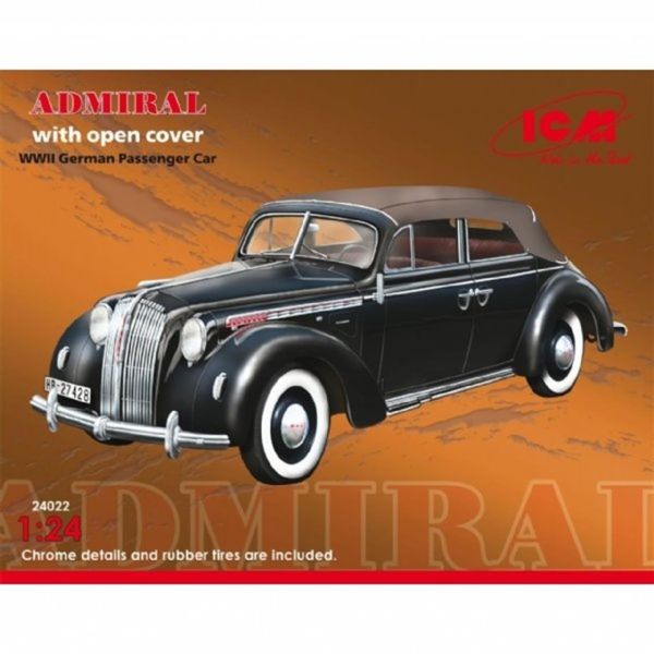 ICM 24022 Admiral Cabriolet With Open Cover, WWII Germ