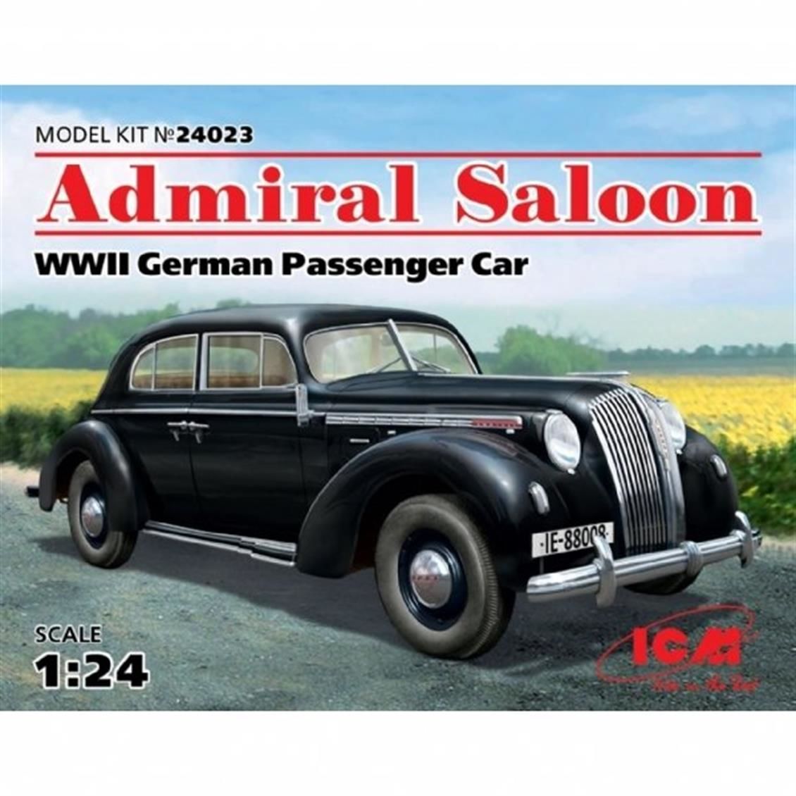 ICM 24023 Admiral Saloon, WWII German Passenger Car