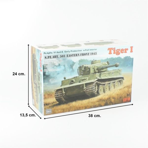 RFM 5003 1/35 Ölçek, Tiger I Erken Dönem Tankı, İç Detaylı, Plastik Model kiti