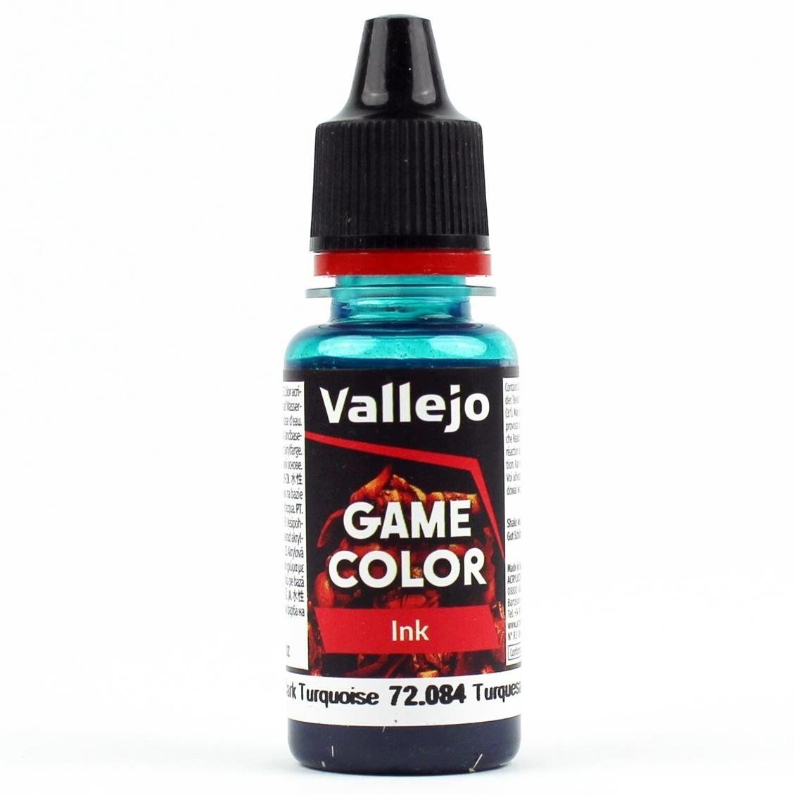 Vallejo 72084 18 ml. Dark Turquoise, Game Color Serisi Model Boyası