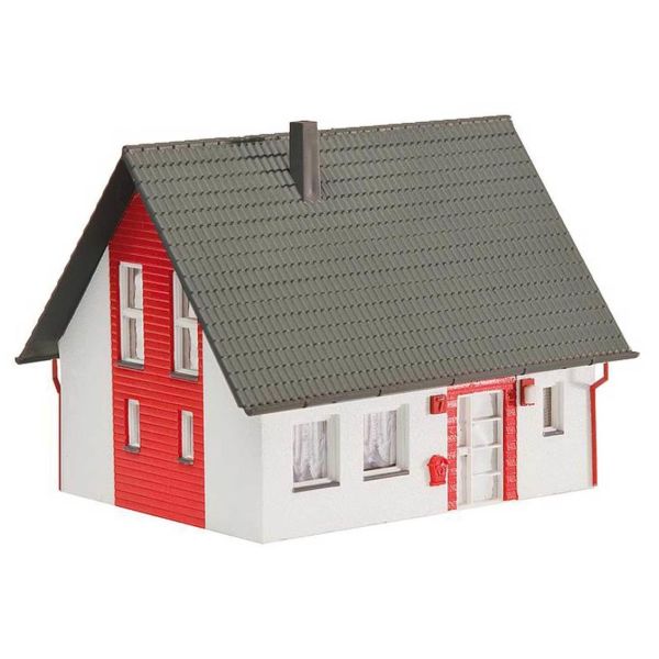 Faller 130315 1/87 Ölçek, Villa, Kırmızı Desenli, Plastik Model Kiti