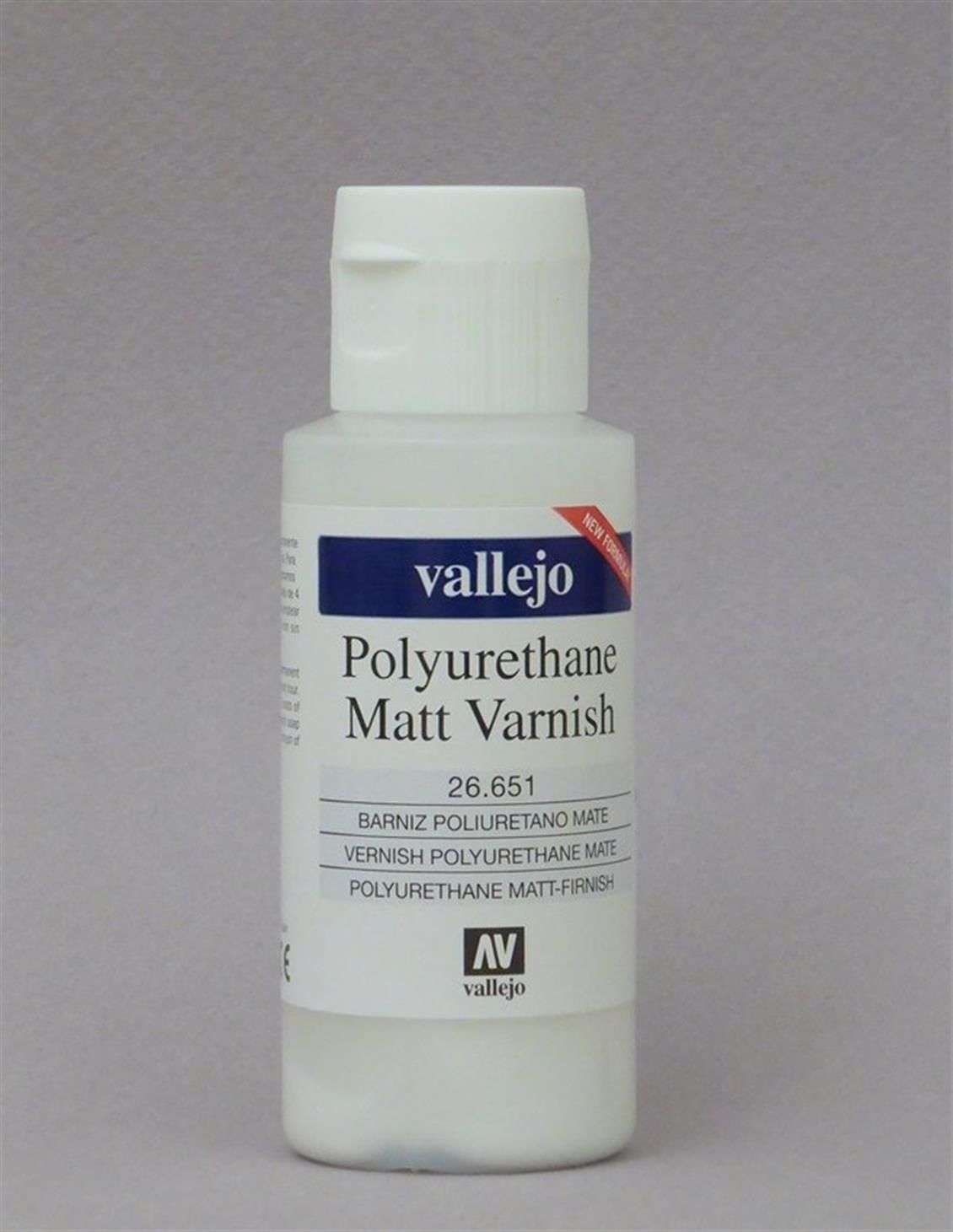 Vallejo 26651 60 ml. Poliüretan Mat Vernik, Model Boyası