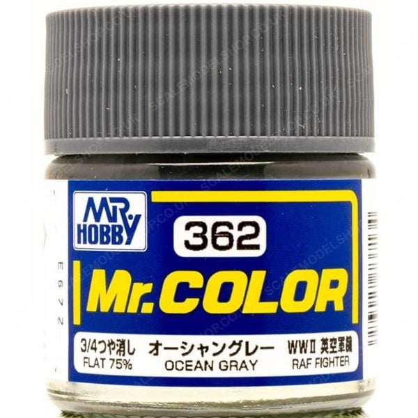 Mr.Hobby C-362 10 ml. Ocean Grey, Mr.Color Serisi Model Boyası