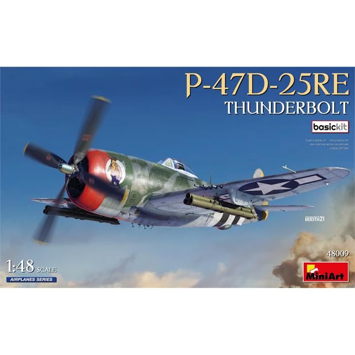 MiniArt 1:48 P-47D-25RE Thunderbolt Temel Kit