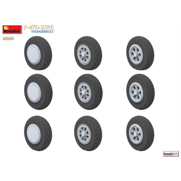 MiniArt 1:48 P-47D-25RE Thunderbolt Temel Kit