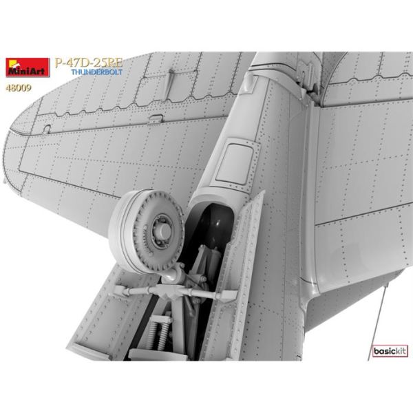 MiniArt 1:48 P-47D-25RE Thunderbolt Temel Kit