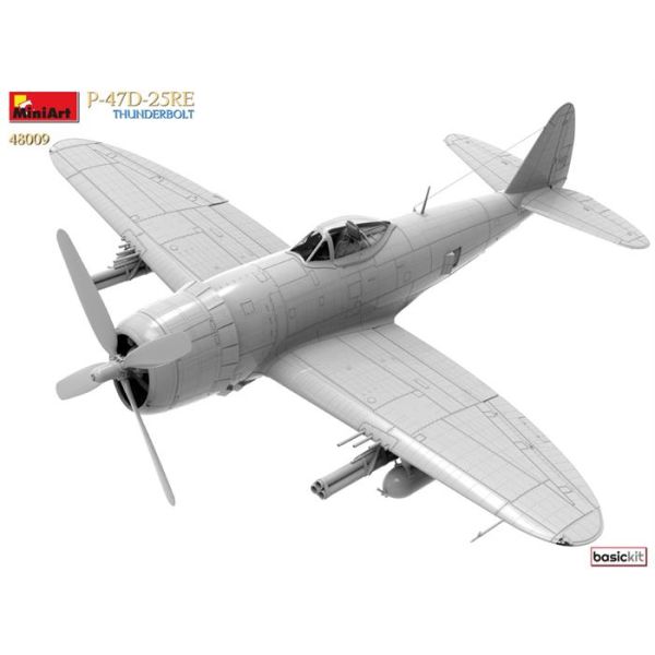 MiniArt 1:48 P-47D-25RE Thunderbolt Temel Kit