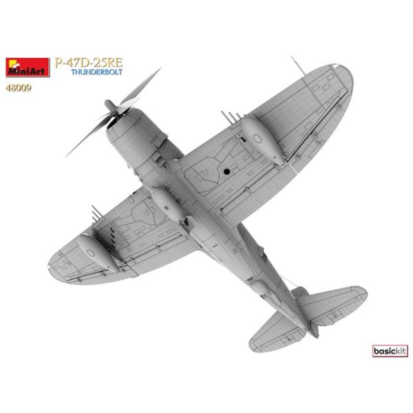 MiniArt 1:48 P-47D-25RE Thunderbolt Temel Kit