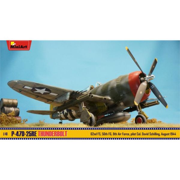 MiniArt 1:48 P-47D-25RE Thunderbolt Temel Kit