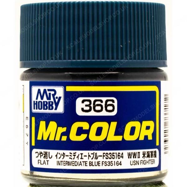 Mr.Hobby C-366 10 ml. Intermediate Blue FS35164, Mr.Color Serisi Model Boyası