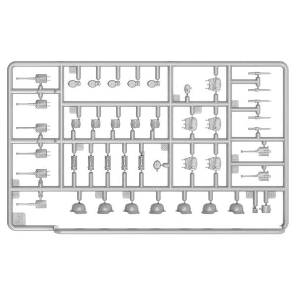 MiniArt Alman Tank Mürettebatı- Karlov 1943 (Reçine Başlı)
