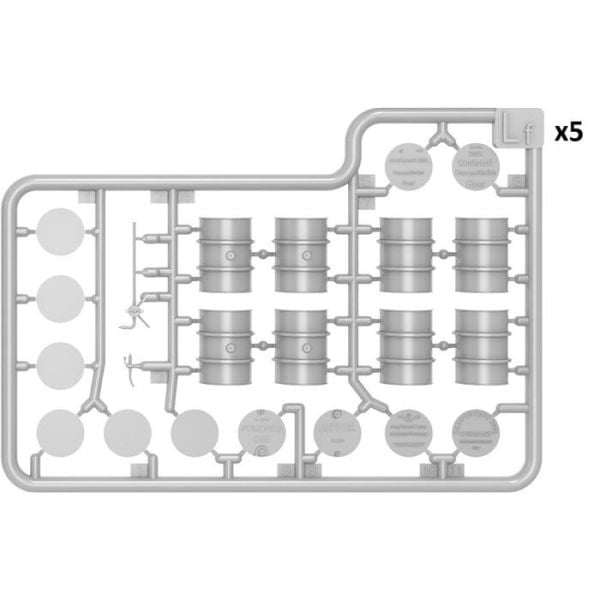 MiniArt Alman Yakıt Varilleri 200L