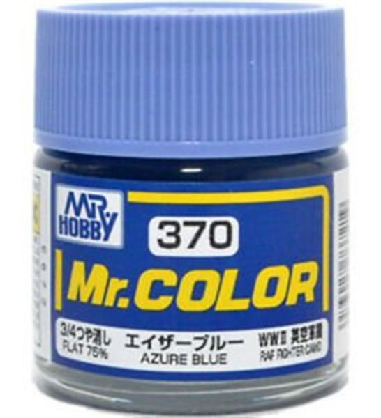 Mr.Hobby C-370 10 ml. Azure Blue, Mr.Color Serisi Model Boyası