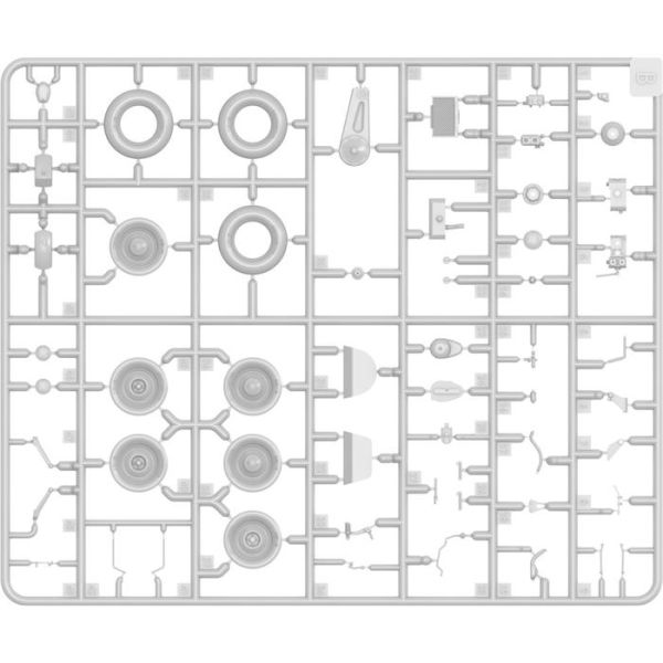 MiniArt Tempo A400 Lieferwagen. Alman-3 Tekerlekli Servis Aracı