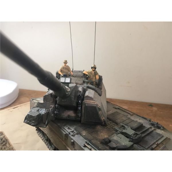 Meng HS-006 1/35 Ölçek, Modern Alman Tank Mürettebatları, 4 Adet, Plastik Figür Model Kiti