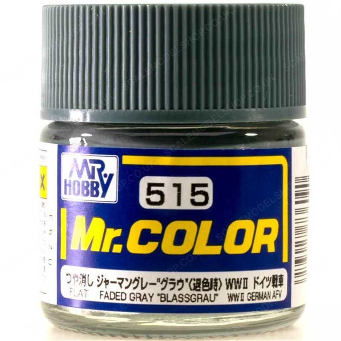 Mr.Hobby C-515 10 ml. Faded Gray (Blassgrau), Mr.Color Serisi Model Boyası