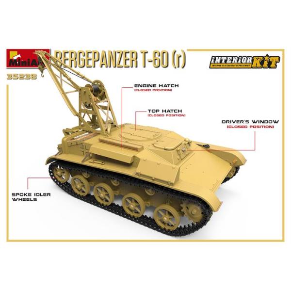 MiniArt Bergepanzer T-60 (r) Interior Kit