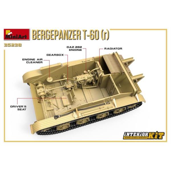 MiniArt Bergepanzer T-60 (r) Interior Kit