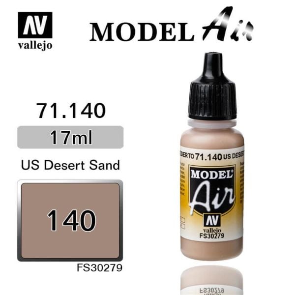 Vallejo 71140 17 ml. US Desert Sand, Model Air Serisi Model Boyası