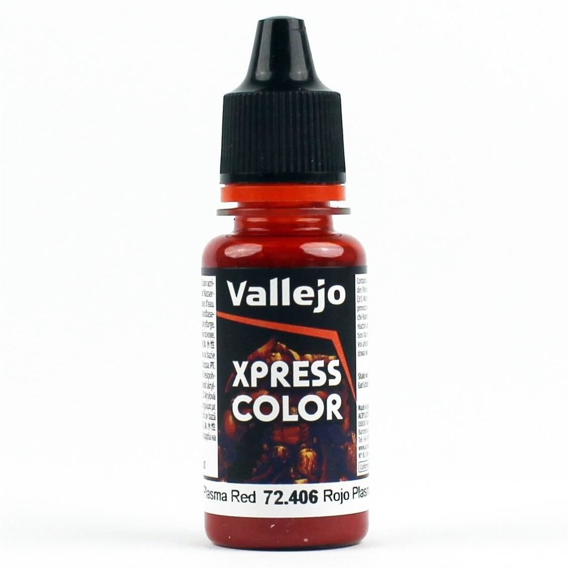 Vallejo 72406 18 ml. Plasma Red, Xpress Game Color Serisi Model Boyası