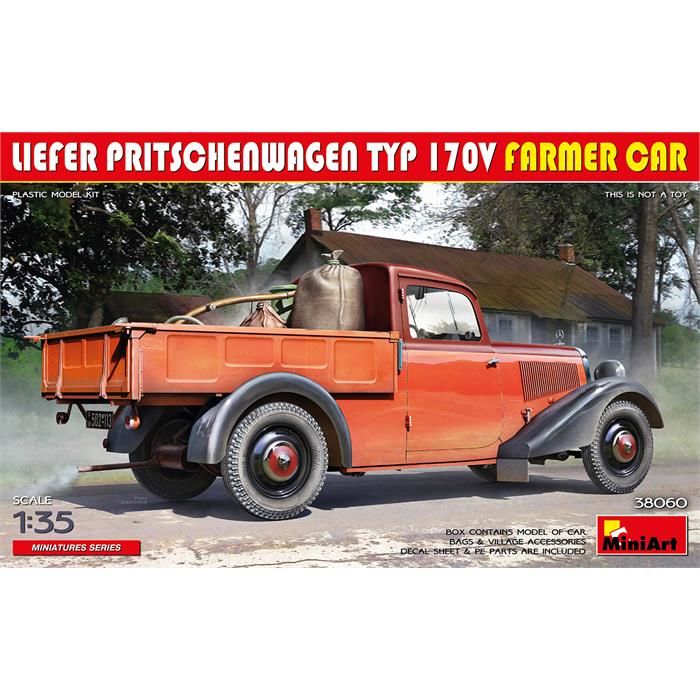 MiniArt Liefer Pritschenwagen Typ 170V Çiftçi Aracı