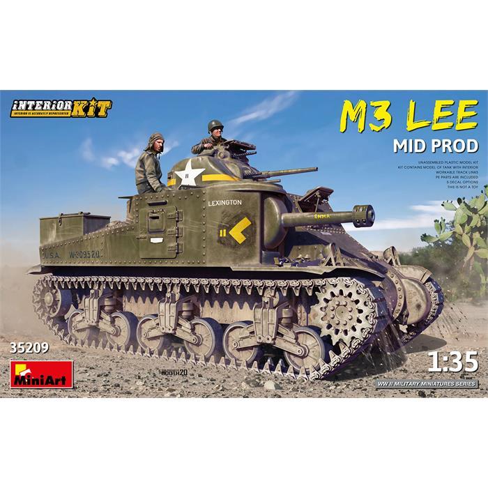 MiniArt M3 Lee Mid. Production Interior Kit