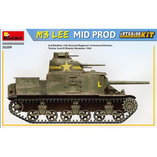 MiniArt M3 Lee Mid. Production Interior Kit