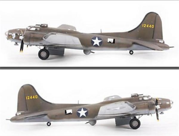 Academy 12533 1/72 Ölçek, USAAF B-17E Savaş Uçağı, Plastik Model kiti