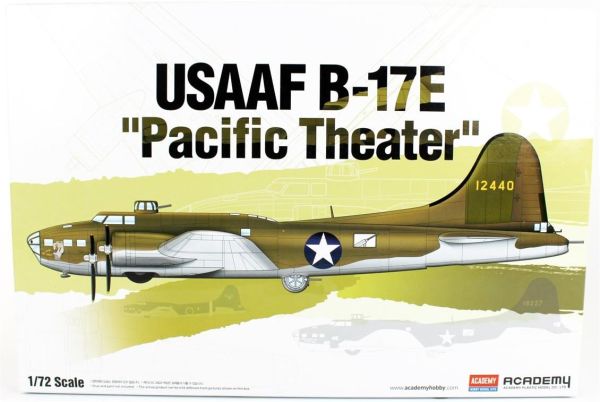 Academy 12533 1/72 Ölçek, USAAF B-17E Savaş Uçağı, Plastik Model kiti